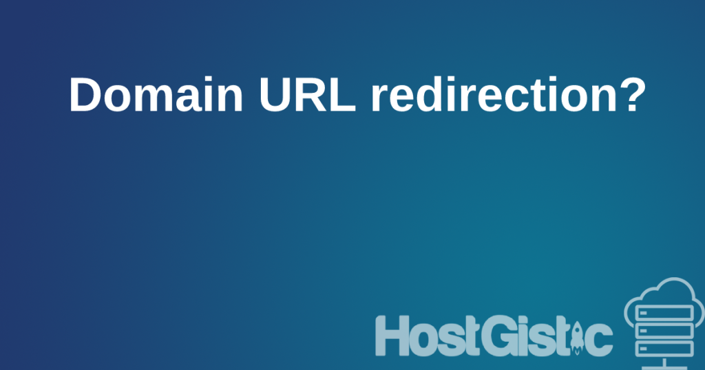 domainurlredirect Domain URL redirection?