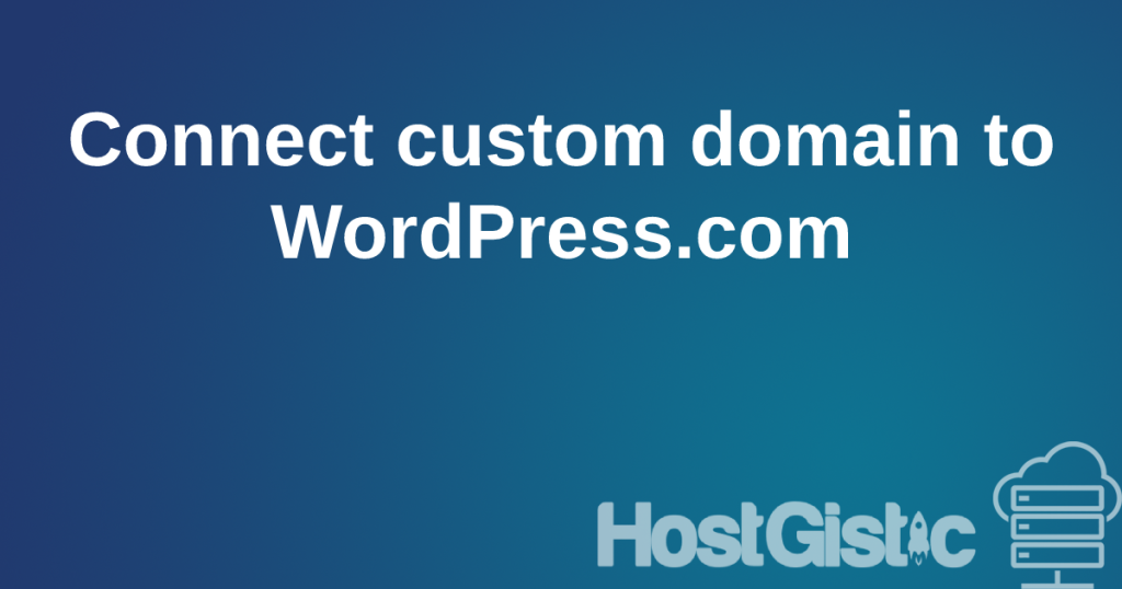 domaintowordpress Connect your Domain to WordPress.com
