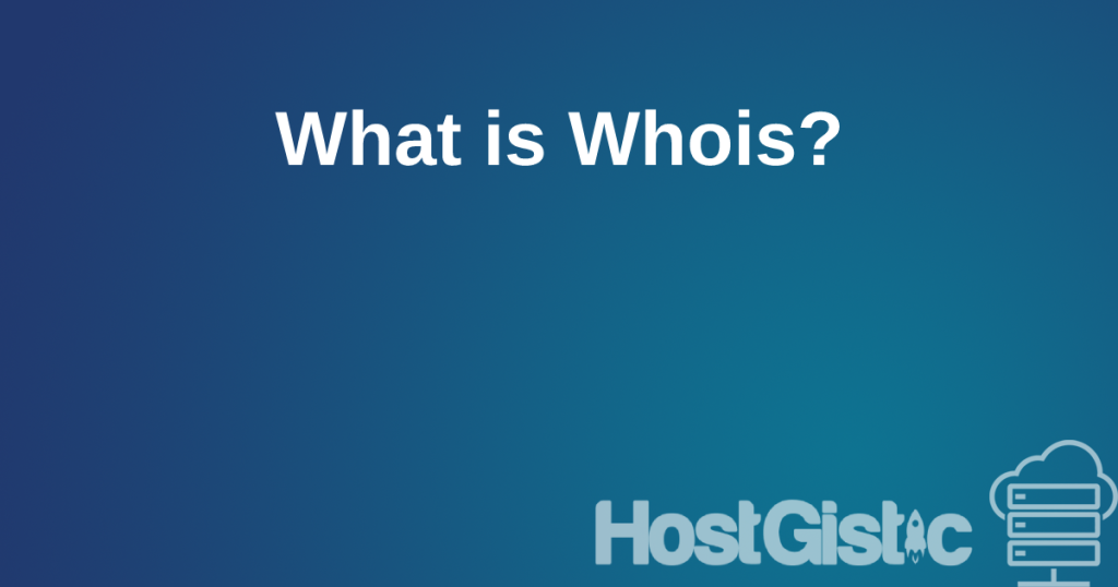 whatiswhois What is Whois