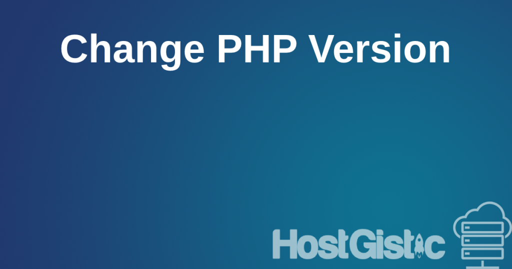 changephpversion Change PHP Version