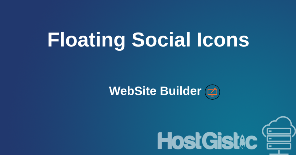 floating icons social How to add floating icons